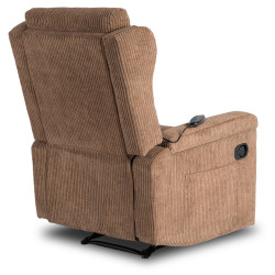 Кресло-реклайнер Mebel Elite Sebastian Corduroy (Brown) Thumb