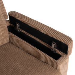 Кресло-реклайнер Mebel Elite Sebastian Corduroy (Brown) Thumb