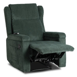 Fotoliu-recliner Mebel Elite Sebastian Corduroy (Green) Thumb