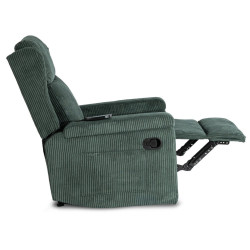 Fotoliu-recliner Mebel Elite Sebastian Corduroy (Green) Thumb