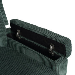 Fotoliu-recliner Mebel Elite Sebastian Corduroy (Green) Thumb
