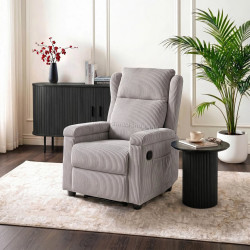 Кресло-реклайнер Mebel Elite Sebastian Corduroy (Grey)
