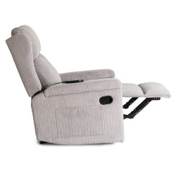 Кресло-реклайнер Mebel Elite Sebastian Corduroy (Grey) Thumb