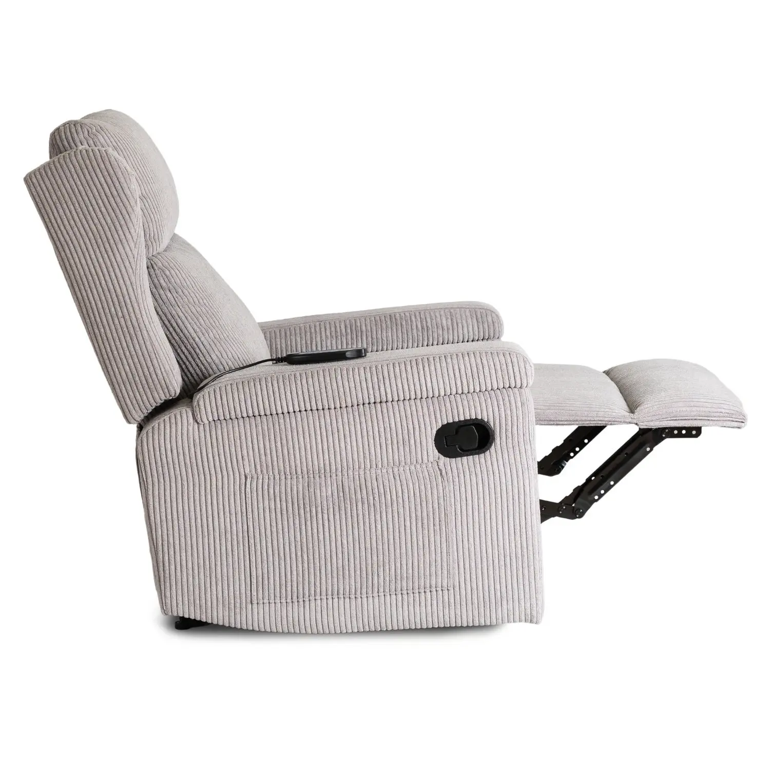 Кресло-реклайнер Mebel Elite Sebastian Corduroy (Grey) - 4