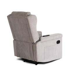 Кресло-реклайнер Mebel Elite Sebastian Corduroy (Grey) Thumb