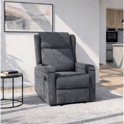 Fotoliu-recliner Mebel Elite Sebastian (Dark Grey)