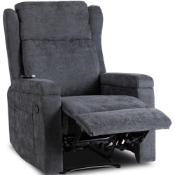 Fotoliu-recliner Mebel Elite Sebastian (Dark Grey) Thumb