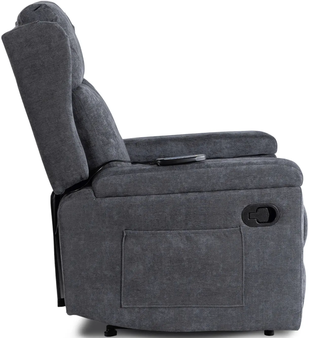 Fotoliu-recliner Mebel Elite Sebastian (Dark Grey) - 5