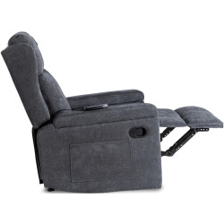 Fotoliu-recliner Mebel Elite Sebastian (Dark Grey) Thumb