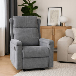 Кресло-реклайнер Mebel Elite Sebastian (Grey)