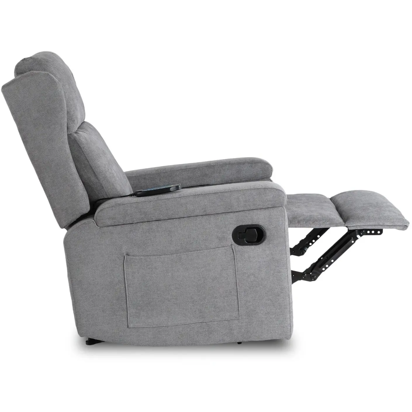 Кресло-реклайнер Mebel Elite Sebastian (Grey) - 5