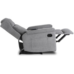 Кресло-реклайнер Mebel Elite Sebastian (Grey) Thumb