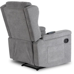 Кресло-реклайнер Mebel Elite Sebastian (Grey) Thumb