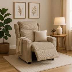 Fotoliu-recliner Mebel Elite Spencer (Beige)
