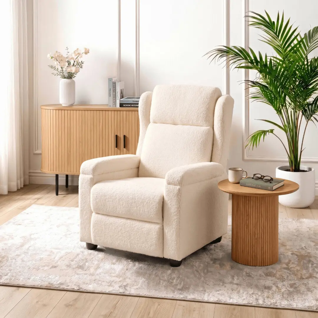 Кресло-реклайнер Mebel Elite Spencer Boucle (Cream)