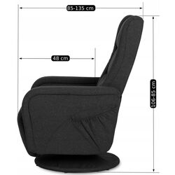 Fotoliu-recliner Mebel Elite Spike 2 (Black) Thumb