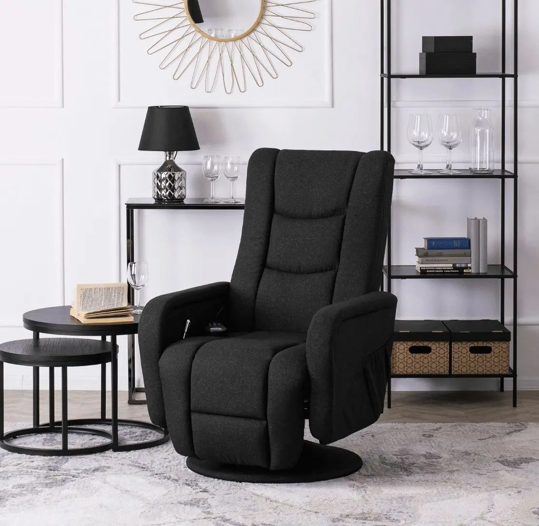 Fotoliu-recliner Mebel Elite Spike 2 (Black)