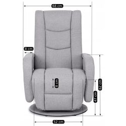 Fotoliu-recliner Mebel Elite Spike 2 (Grey) Thumb