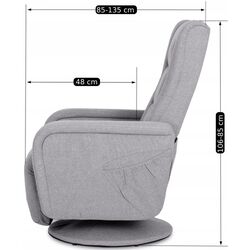 Fotoliu-recliner Mebel Elite Spike 2 (Grey) Thumb