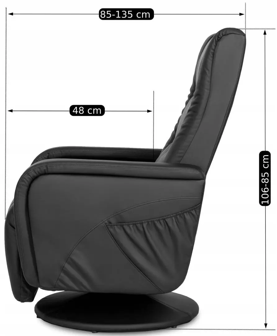 Кресло-реклайнер Mebel Elite Spike (Black)