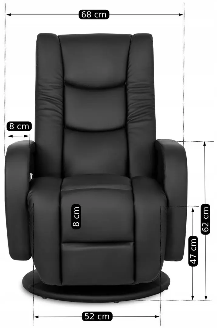 Кресло-реклайнер Mebel Elite Spike (Black)