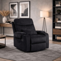 Fotoliu-recliner Mebel Elite Torres (Black)