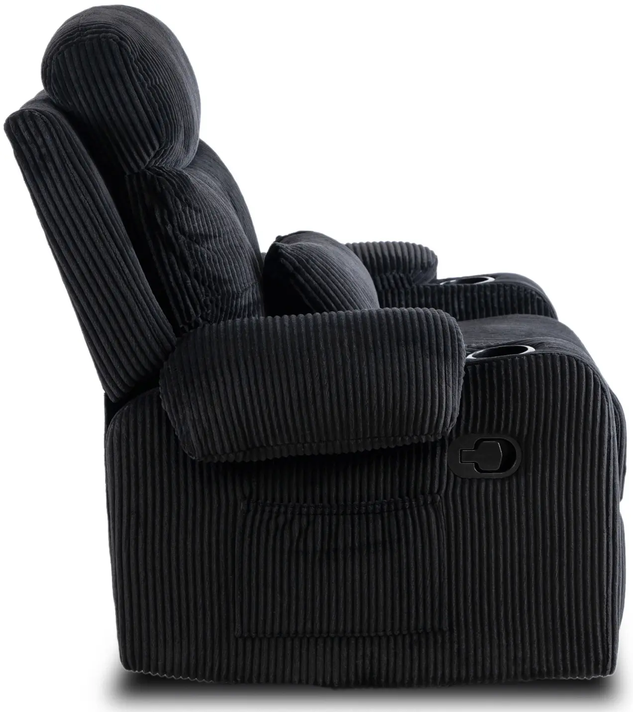 Fotoliu-recliner Mebel Elite Torres (Black) - 4