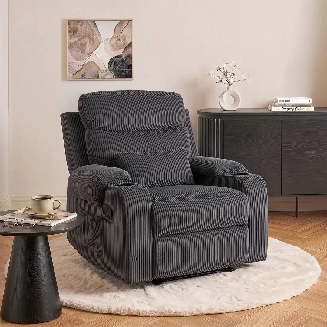 Fotoliu-recliner Mebel Elite Torres (Grey)
