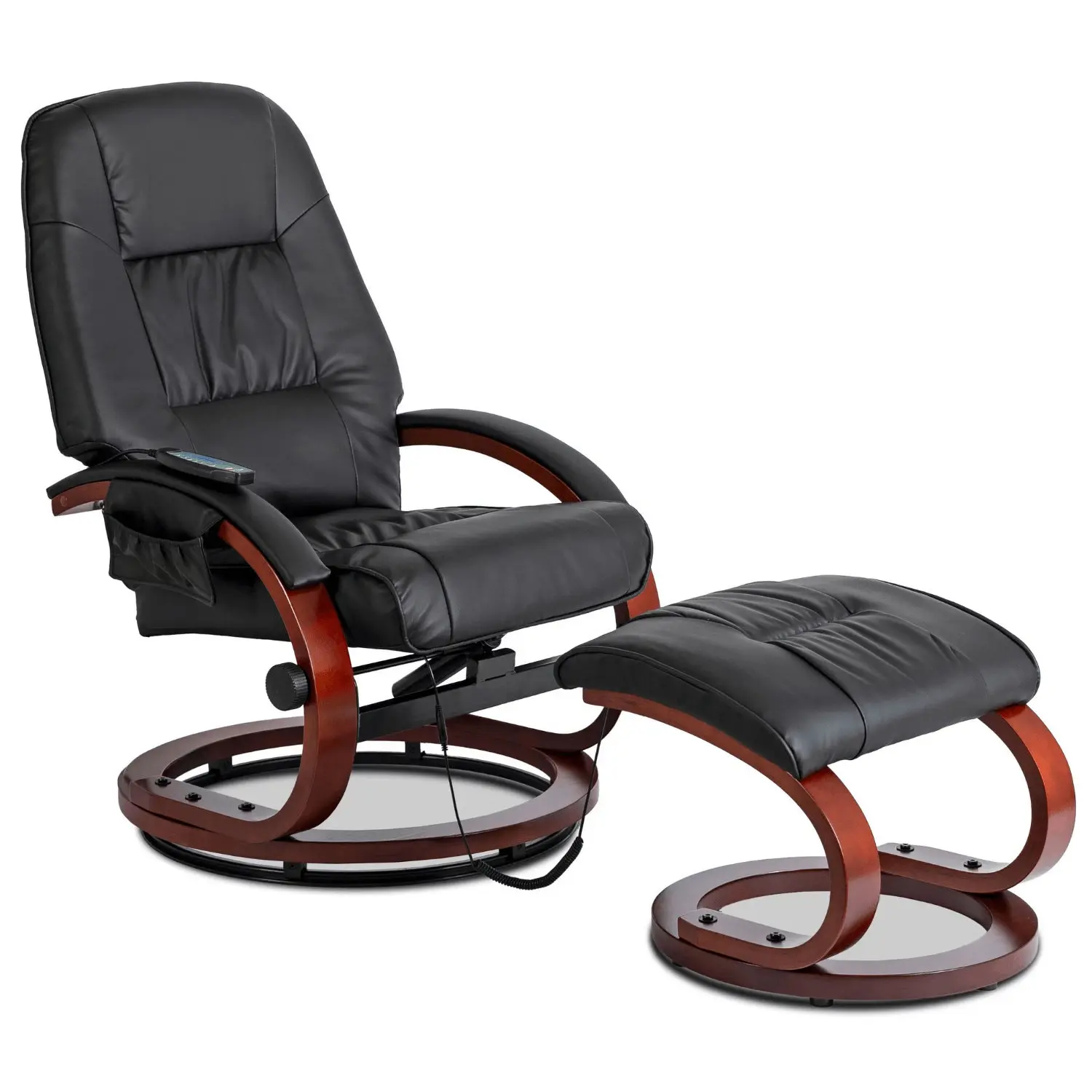 Кресло с оттоманкой Mebel Elite Cano ECO (Black) - 2