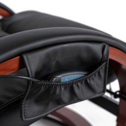 Кресло с оттоманкой Mebel Elite Cano ECO (Black) Thumb