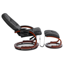 Кресло с оттоманкой Mebel Elite Cano ECO (Black) Thumb