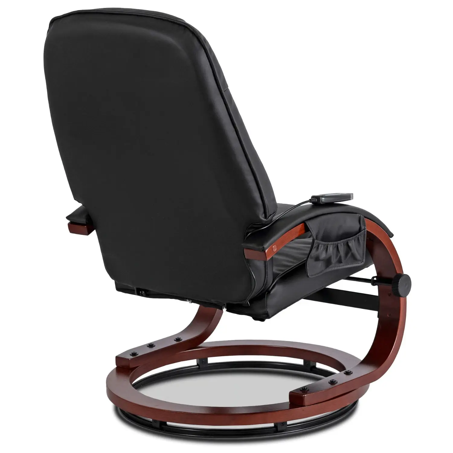 Кресло с оттоманкой Mebel Elite Cano ECO (Black) - 6