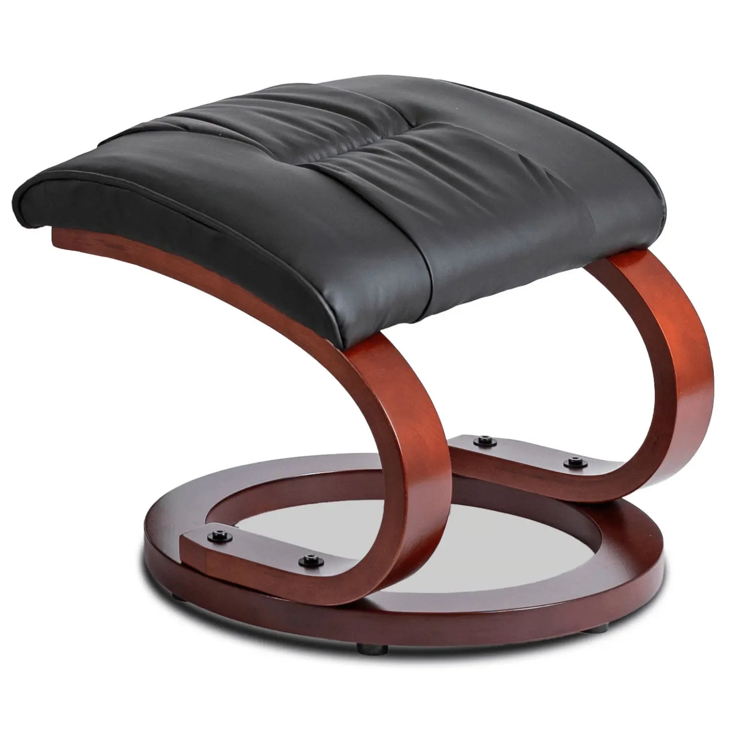 Кресло с оттоманкой Mebel Elite Cano ECO (Black) - 8