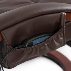 Кресло с оттоманкой Mebel Elite Cano ECO (Brown) Thumb
