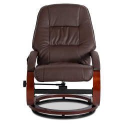 Кресло с оттоманкой Mebel Elite Cano ECO (Brown) Thumb