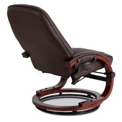 Кресло с оттоманкой Mebel Elite Cano ECO (Brown) Thumb