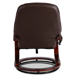 Кресло с оттоманкой Mebel Elite Cano ECO (Brown) Thumb