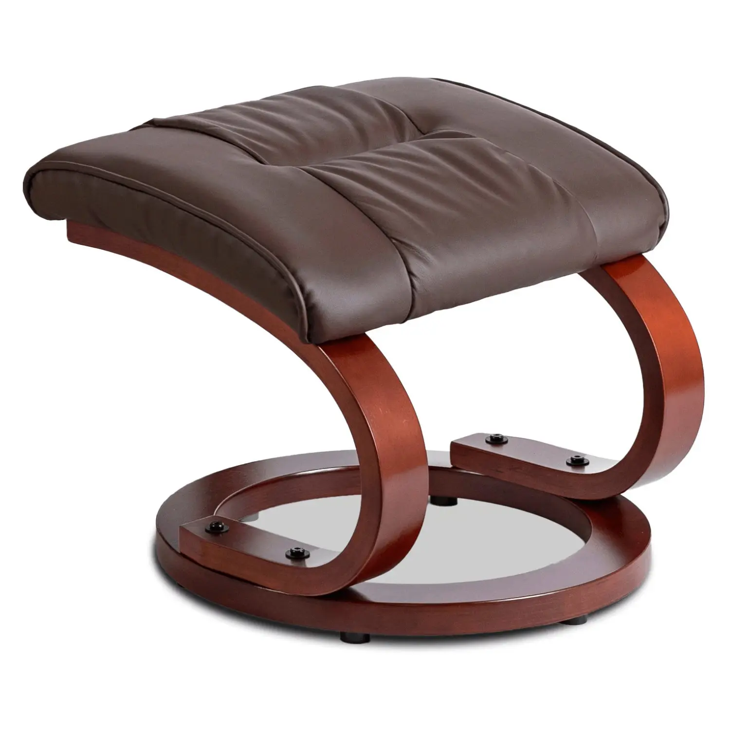 Кресло с оттоманкой Mebel Elite Cano ECO (Brown) - 8