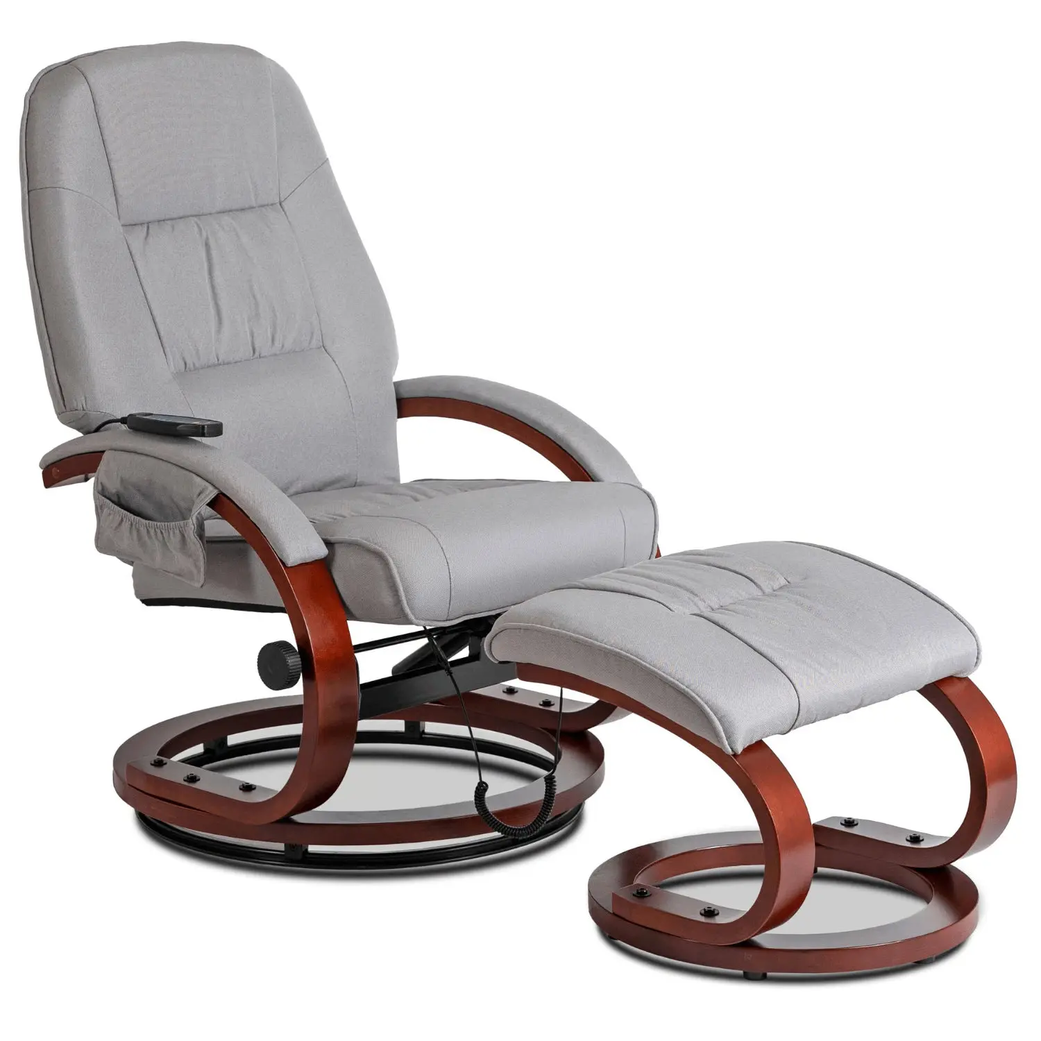 Кресло с оттоманкой Mebel Elite Cano (Grey) - 2