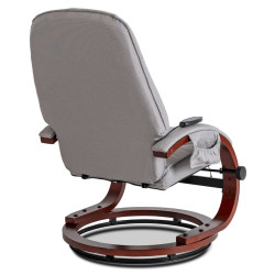 Кресло с оттоманкой Mebel Elite Cano (Grey) Thumb