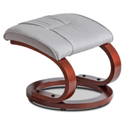 Кресло с оттоманкой Mebel Elite Cano (Grey) Thumb