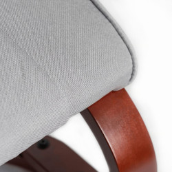 Кресло с оттоманкой Mebel Elite Cano (Grey) Thumb