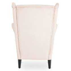 Кресло с оттоманкой Mebel Elite Evan 2 Velour (Beige) Thumb
