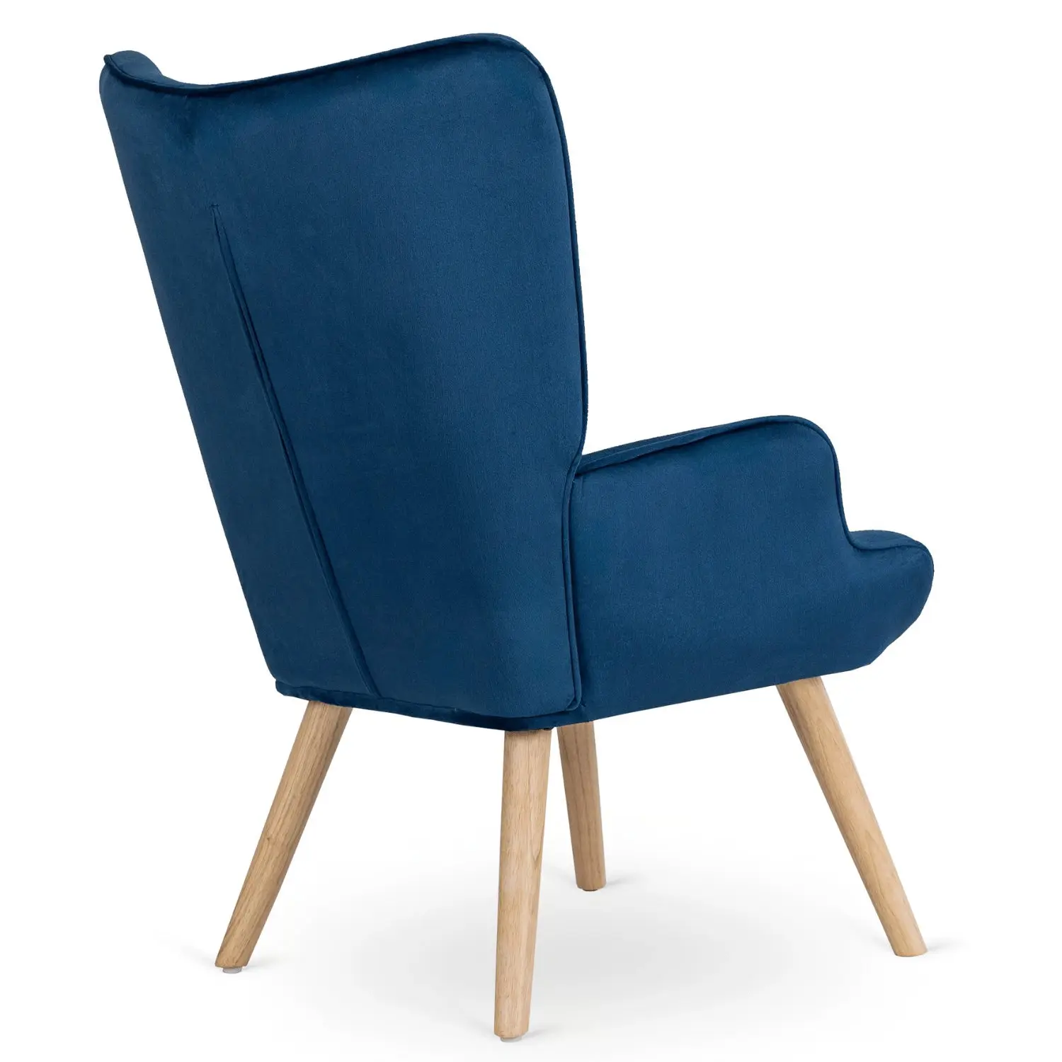 Кресло с оттоманкой Mebel Elite Lozano Velour (Blue) - 5