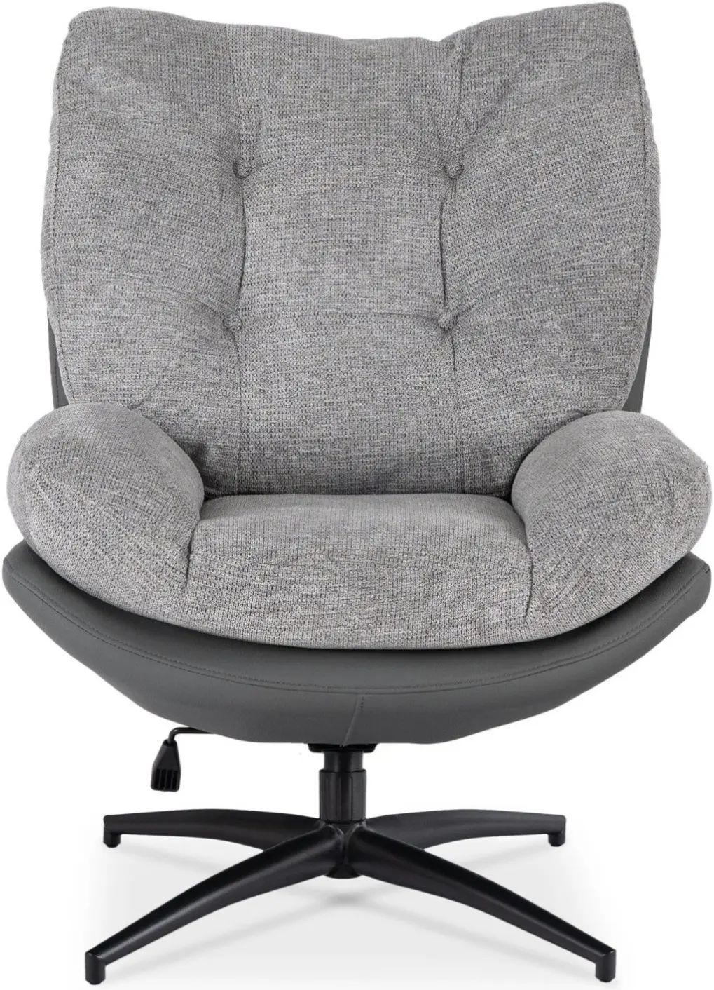 Кресло с подставкой для ног Mebel Elite Fremont 2 (Grey/Black) - 2