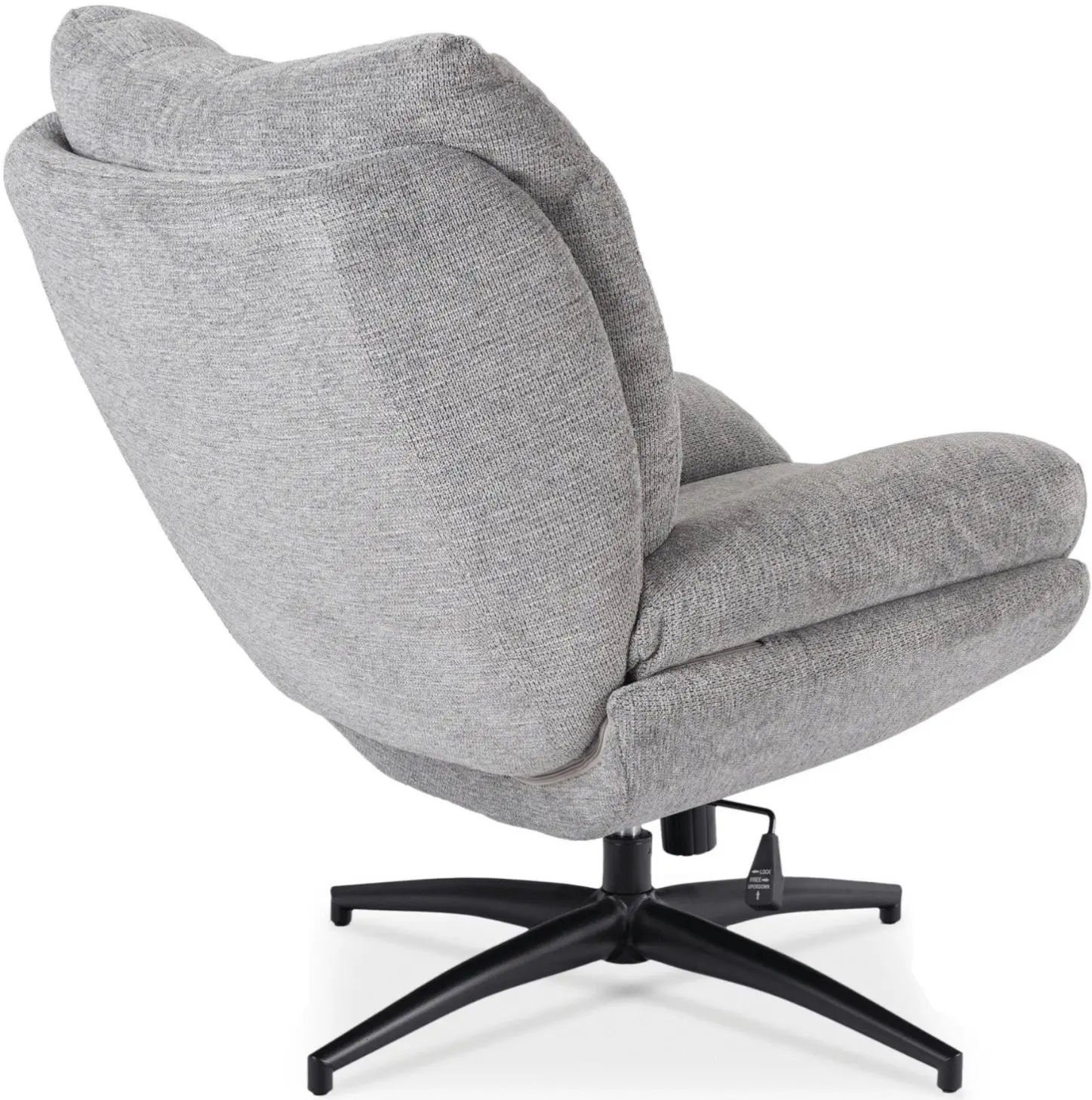 Кресло с подставкой для ног Mebel Elite Fremont (Grey) - 3