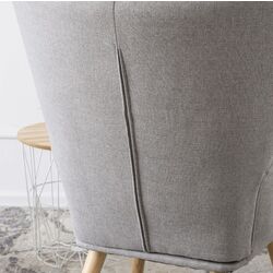 Кресло с подставкой для ног Mebel Elite Lozano 2 (Grey) Thumb