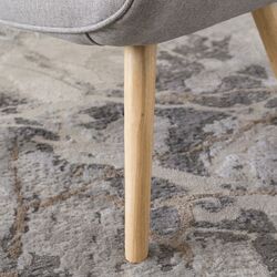 Кресло с подставкой для ног Mebel Elite Lozano 2 (Grey) Thumb