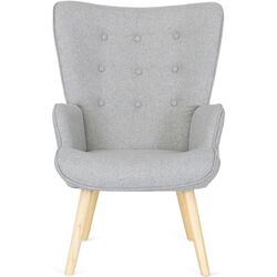 Кресло с подставкой для ног Mebel Elite Lozano 2 (Grey) Thumb