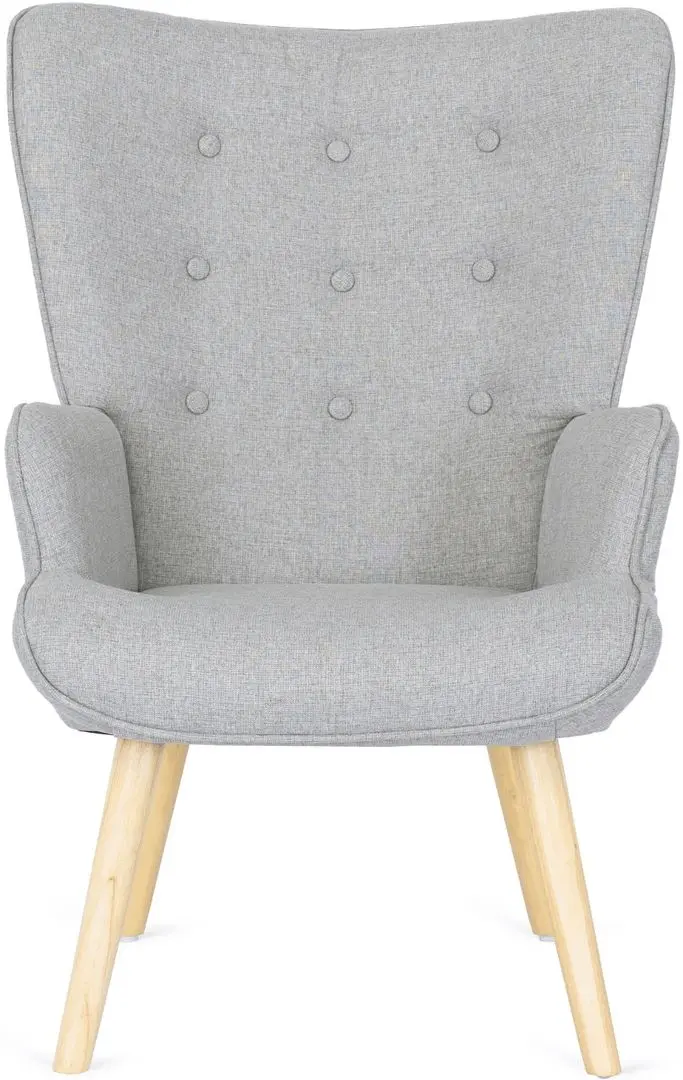 Кресло с подставкой для ног Mebel Elite Lozano 2 (Grey) - 3